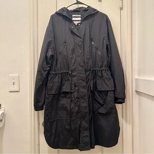 Black Nylon Parka